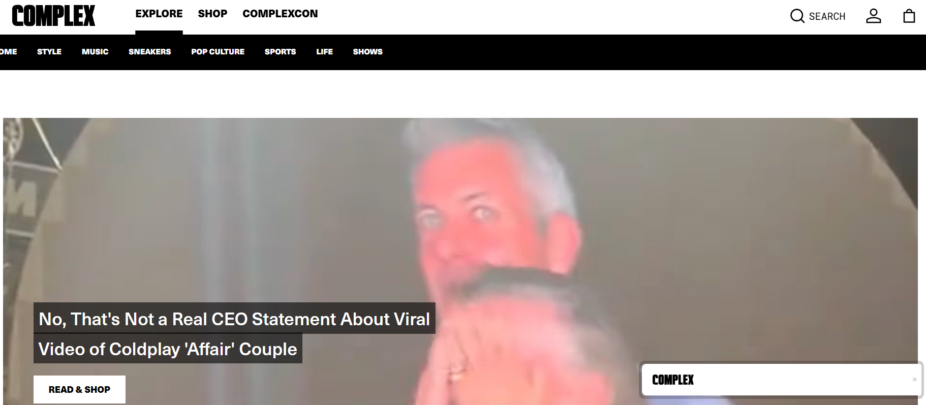 complex website