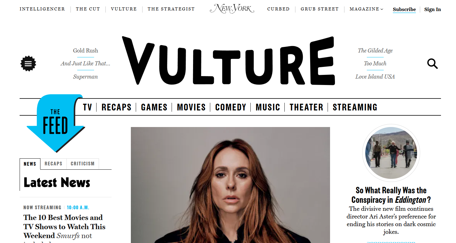 Vulture website